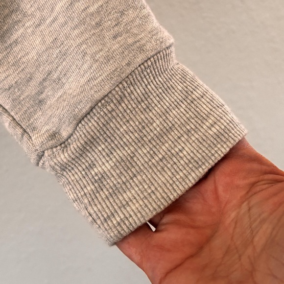 Anthropologie Maeve Best in Show Dog Sweatshirt Womens S Gray Preppy Chic - Picture 6 of 9